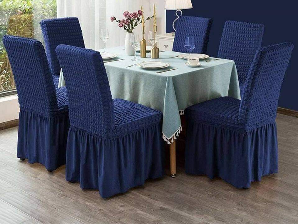 Chair Covers for Dining Room Seat (sky blue colour)