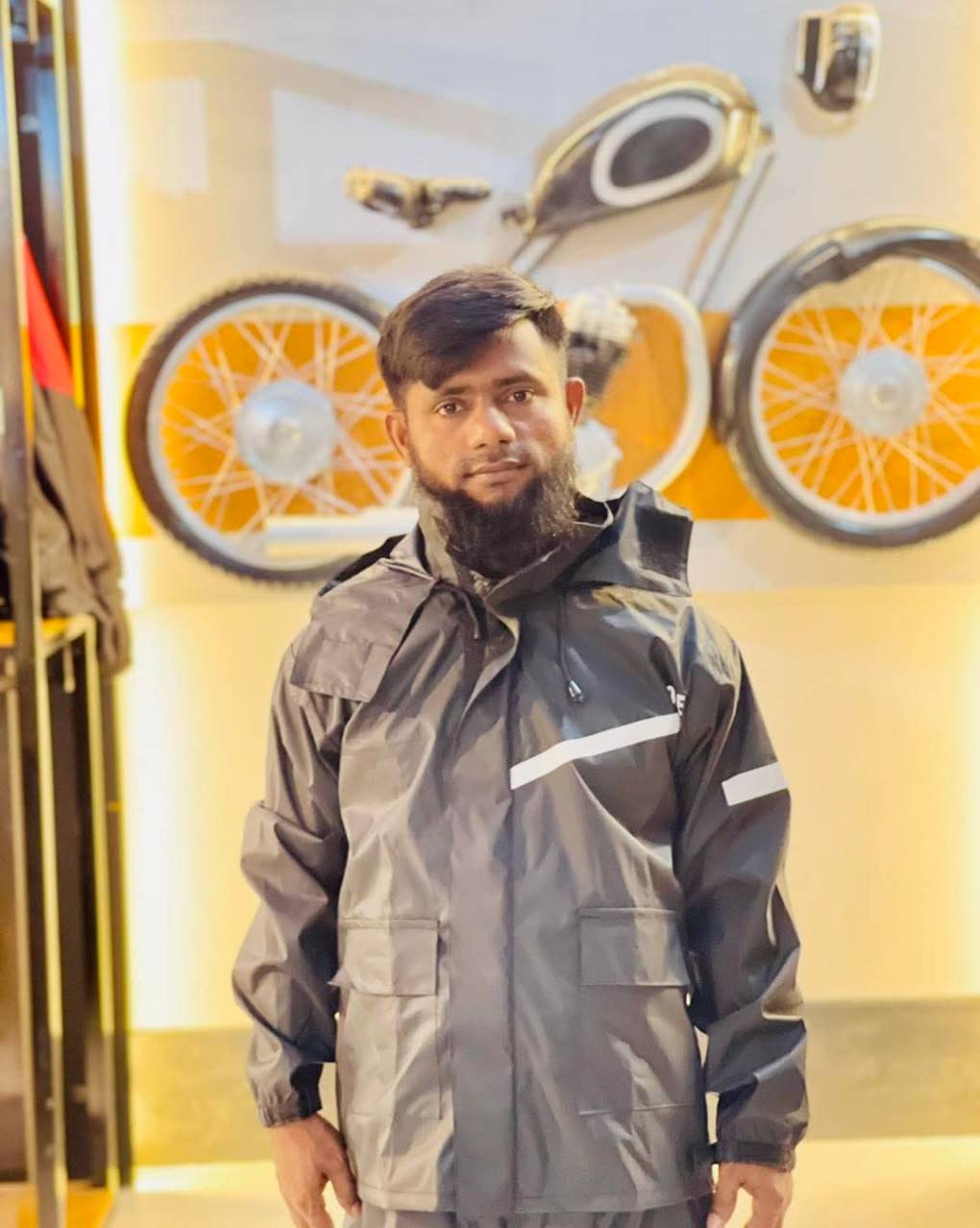 Pole Raincoat  Black