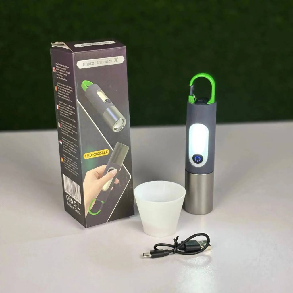 Digital Thunder X LED2835 Ultra-Bright Waterproof Rechargeable Zoomable Torch Light