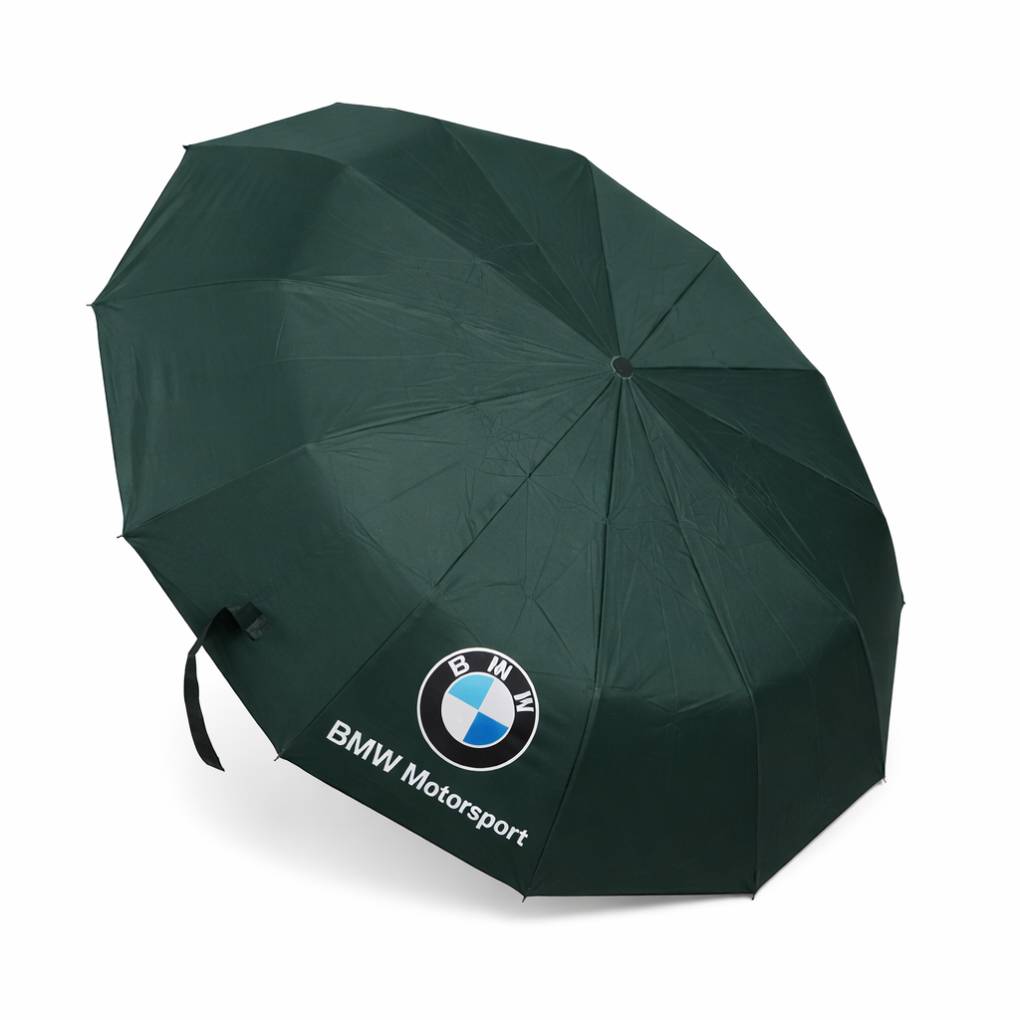 BMW Windproof 12 Sticks Auto Open and Close Umbrella (Green)