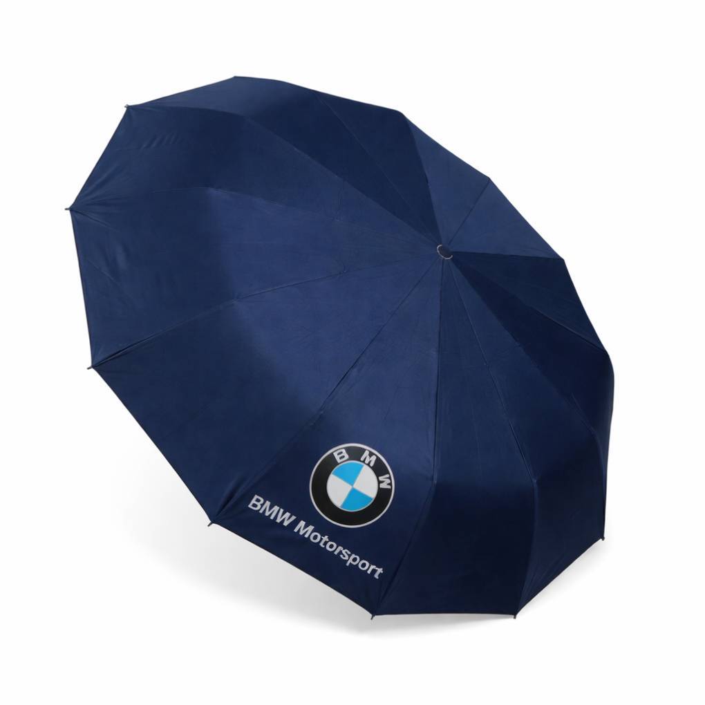 BMW Windproof 16 Sticks Auto Open and Close Umbrella (Blue)