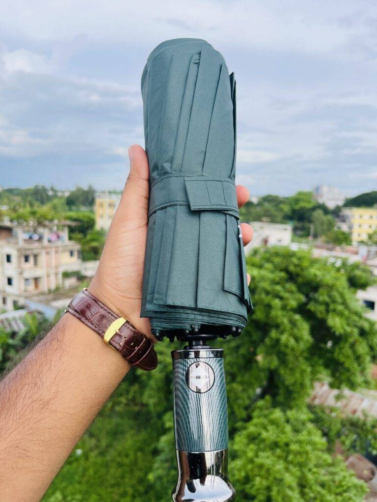 BMW Windproof 16 Sticks Auto Open and Close Umbrella (Green)